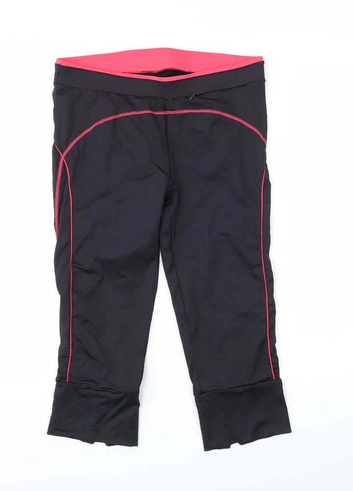 pierre roliert Womens Black Pedal Pusher Leggings Size XL L17 in