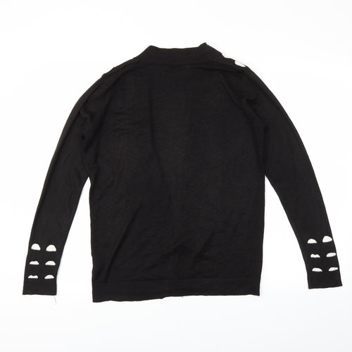 Fay Louise Womens Black   Cardigan Jumper Size S