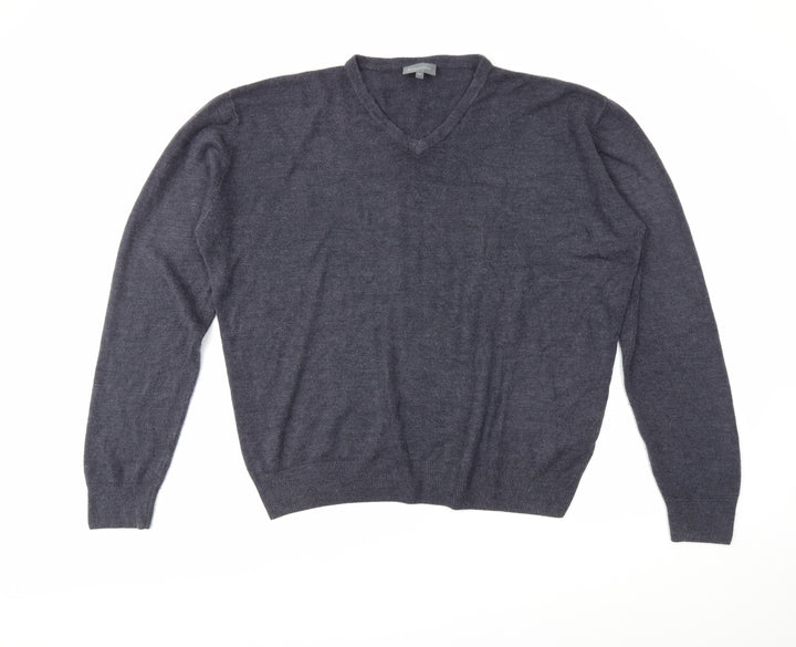 Kingston Mens Grey Pullover Jumper Size XL