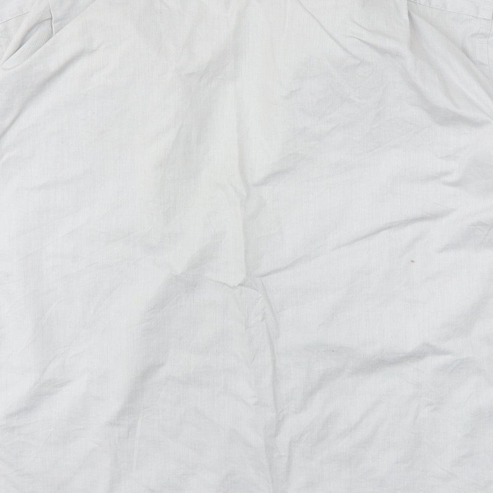 M&S Mens Grey    Dress Shirt Size 17