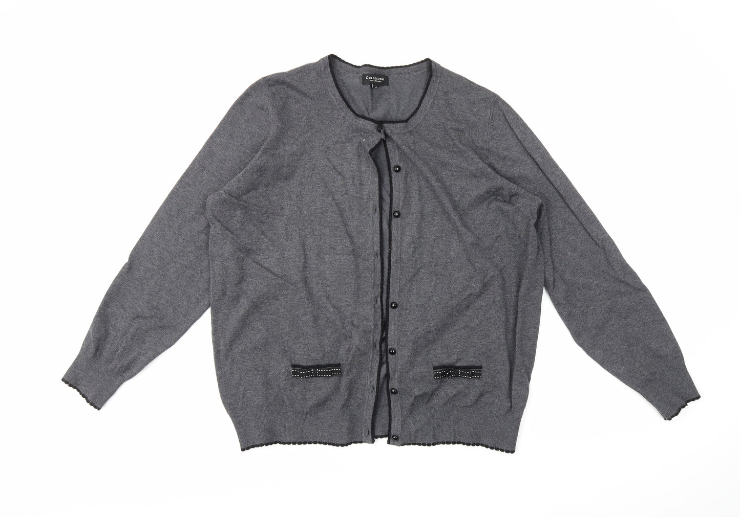 Debenhams Womens Grey   Cardigan Jumper Size 20