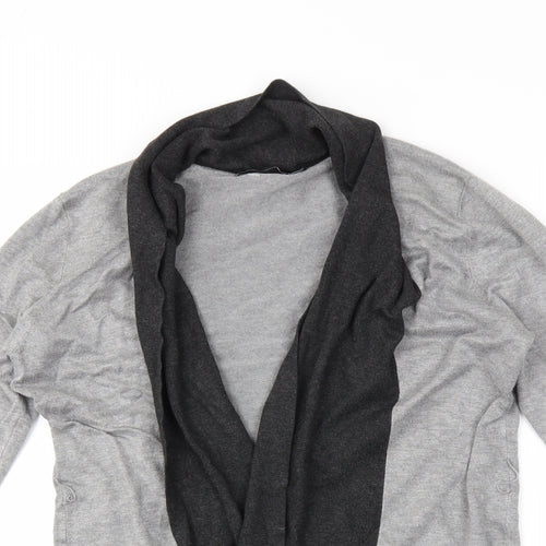 MONNARI Womens Grey   Wrap Jumper Size M