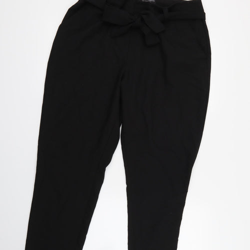 Dorothy Perkins Womens Black   Trousers  Size 14 L27 in