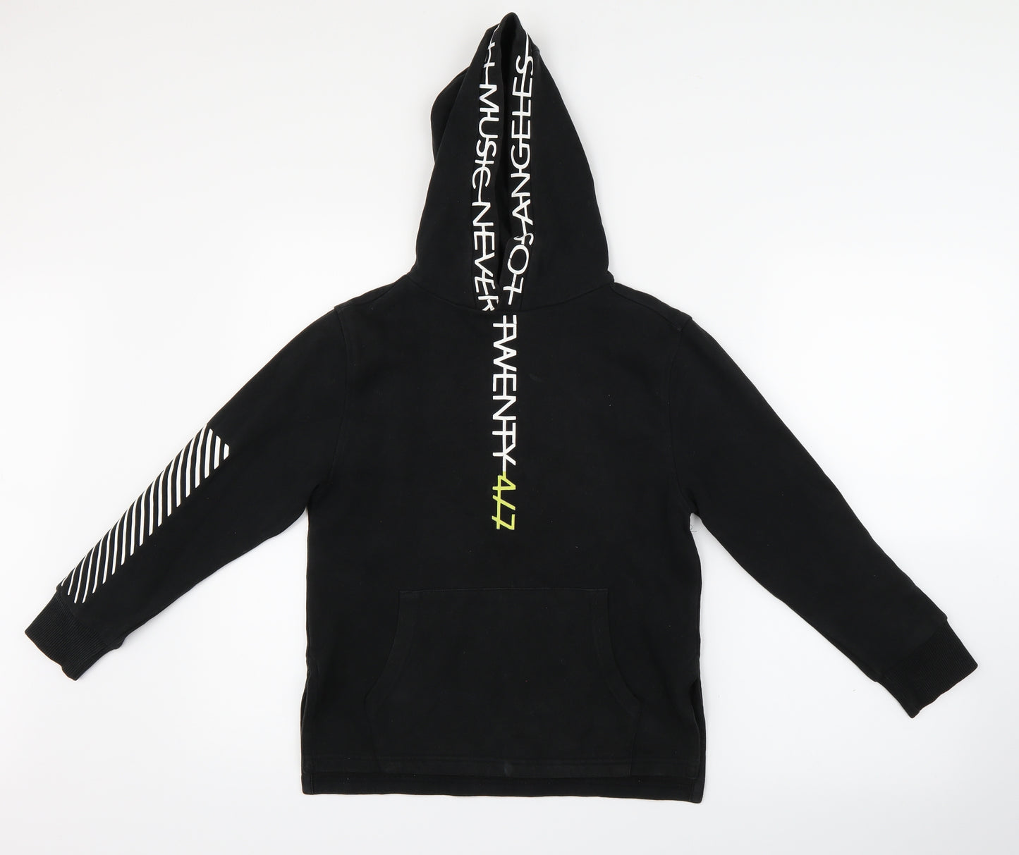 NEXT Boys Black   Pullover Hoodie Size 8 Years