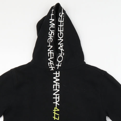 NEXT Boys Black   Pullover Hoodie Size 8 Years