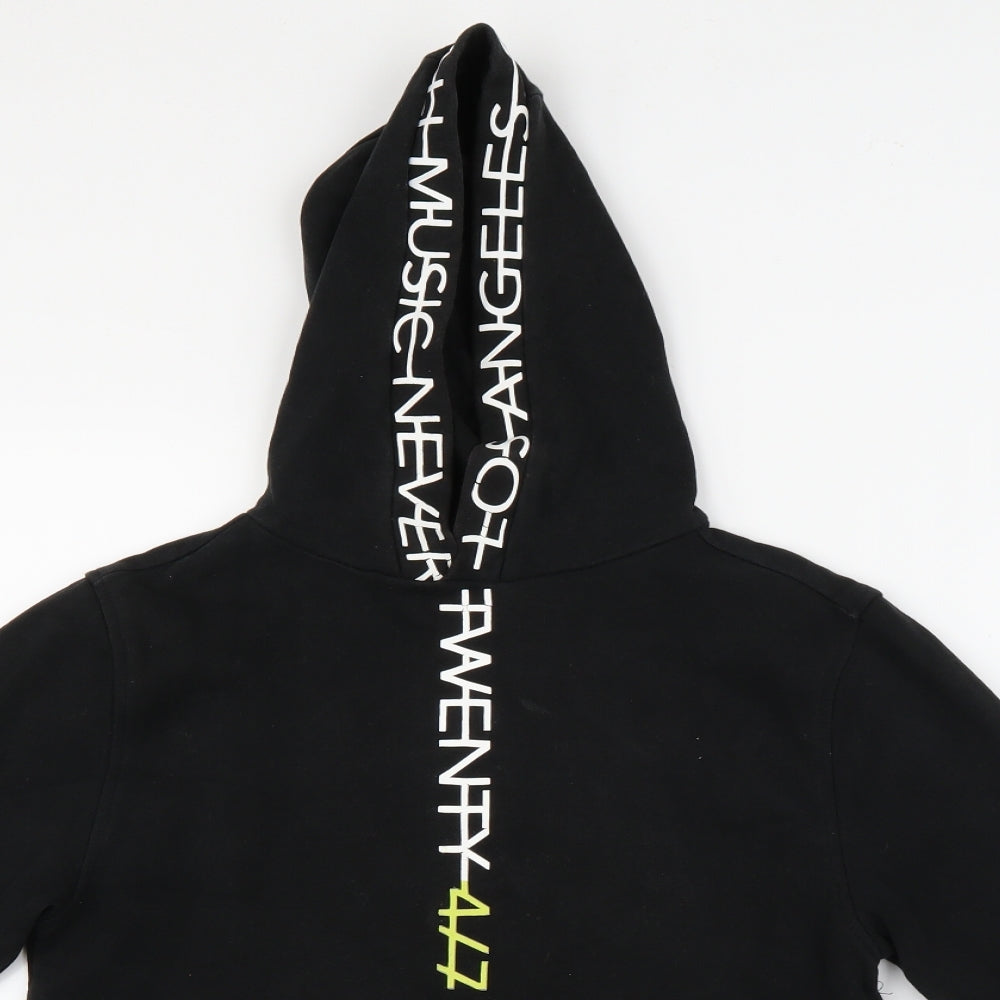 NEXT Boys Black   Pullover Hoodie Size 8 Years