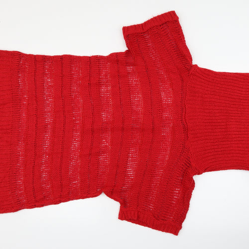 Preworn Womens Red   Pullover Jumper Size 22