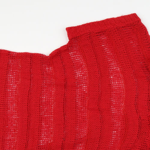 Preworn Womens Red   Pullover Jumper Size 22