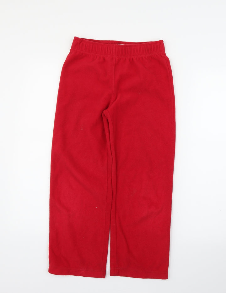 est.1989 Girls Red Plaid Capri Pyjama Pants Size 7-8 Years