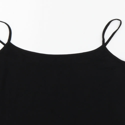 Marks and Spencer Womens Black   Henley Jumper Size 16