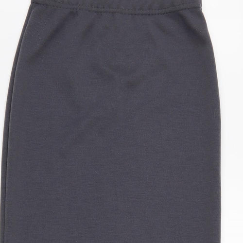 Preworn Womens Grey Plaid  Skort Skirt Size M