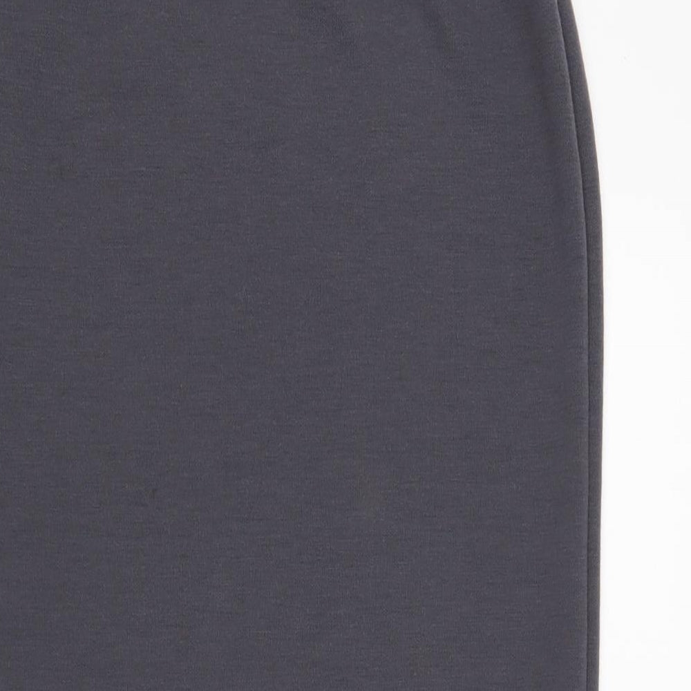 Preworn Womens Grey Plaid  Skort Skirt Size M