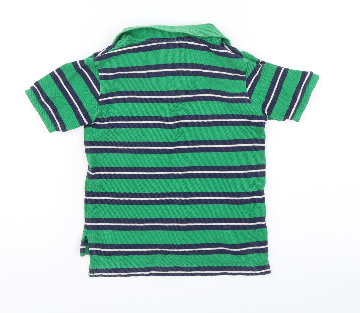 Ralph Lauren Boys Green Striped  Basic Polo Size 3 Years