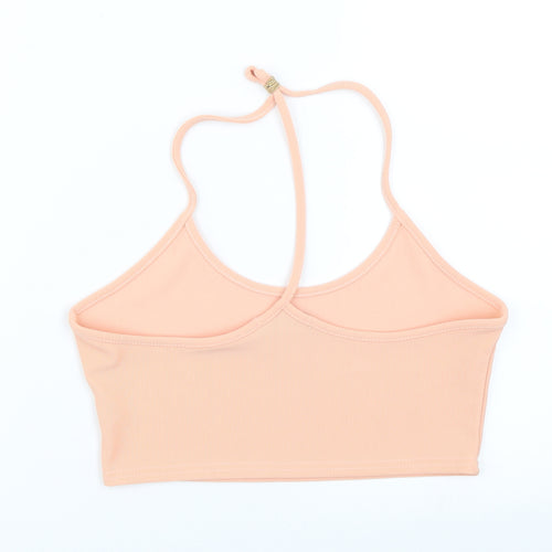Missguided Womens Orange   Cropped Blouse Size 10