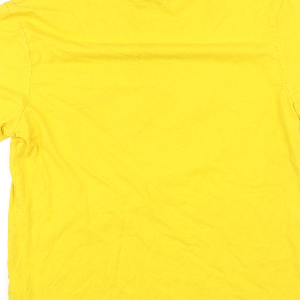 George Womens Yellow   Basic T-Shirt Size S  - Children in need