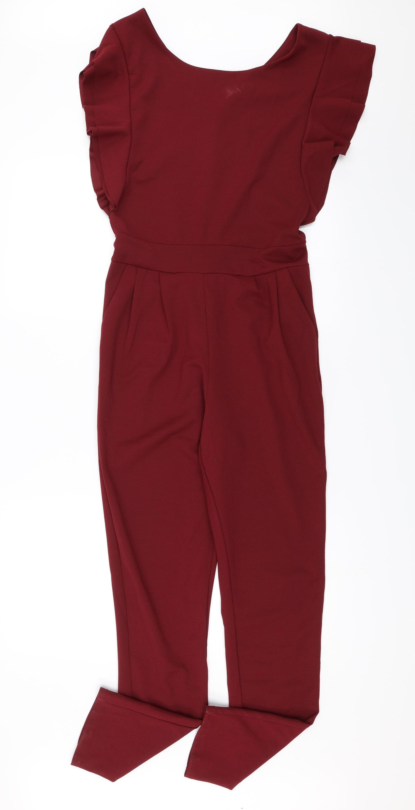 Preworn Womens Red   Jumpsuit One-Piece Size 14