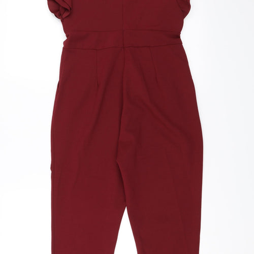 Preworn Womens Red   Jumpsuit One-Piece Size 14
