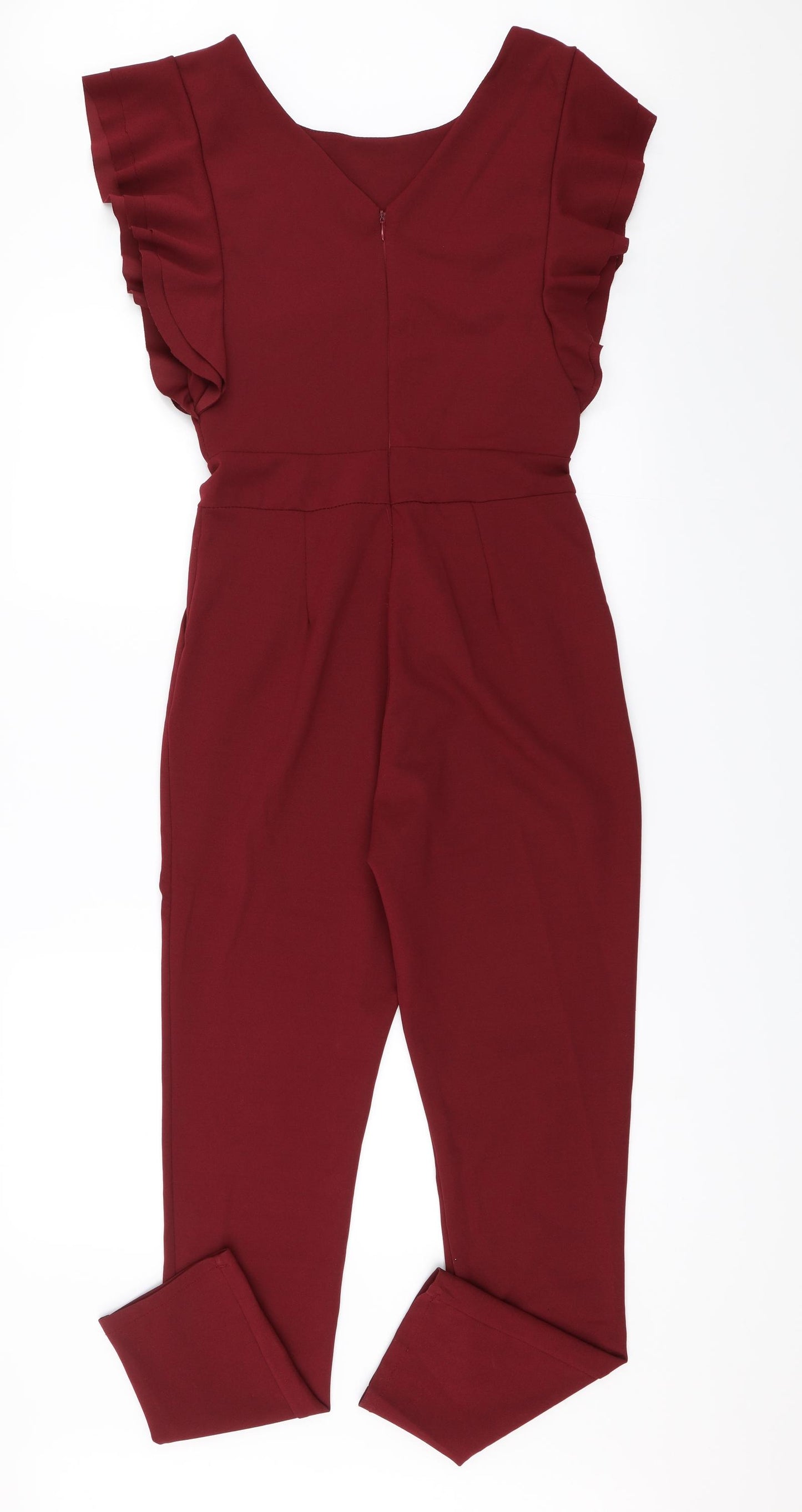 Preworn Womens Red   Jumpsuit One-Piece Size 14
