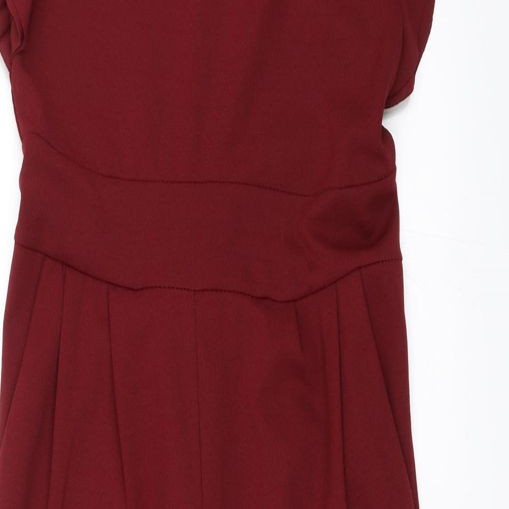 Preworn Womens Red   Jumpsuit One-Piece Size 14