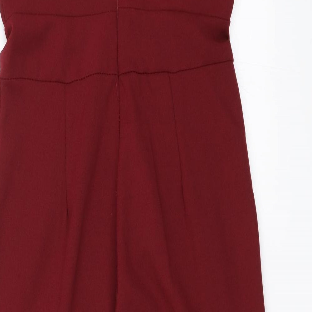 Preworn Womens Red   Jumpsuit One-Piece Size 14