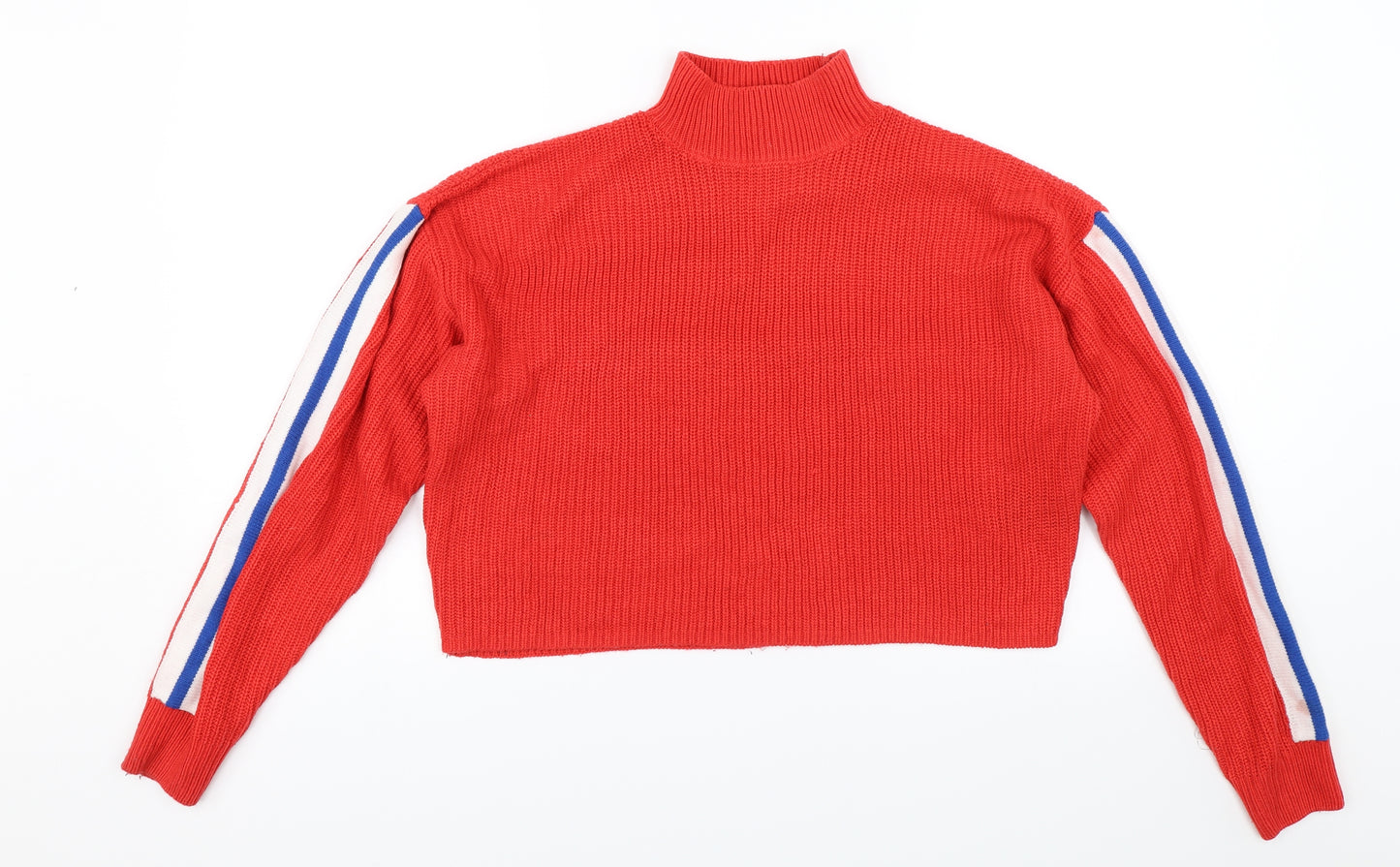 Divided Womens Red   Pullover Jumper Size XS
