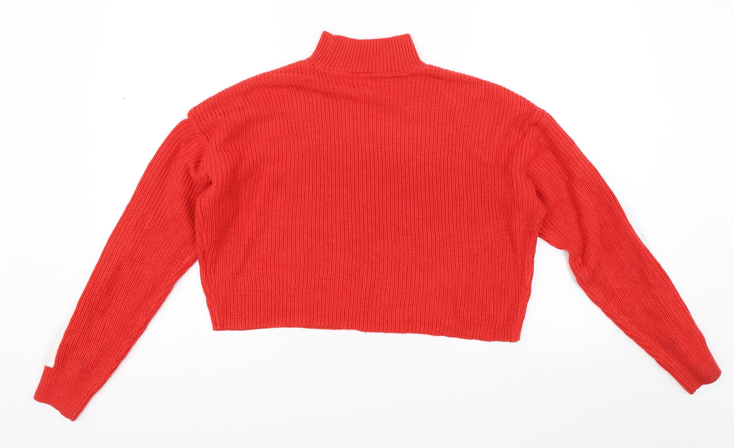 Divided Womens Red   Pullover Jumper Size XS