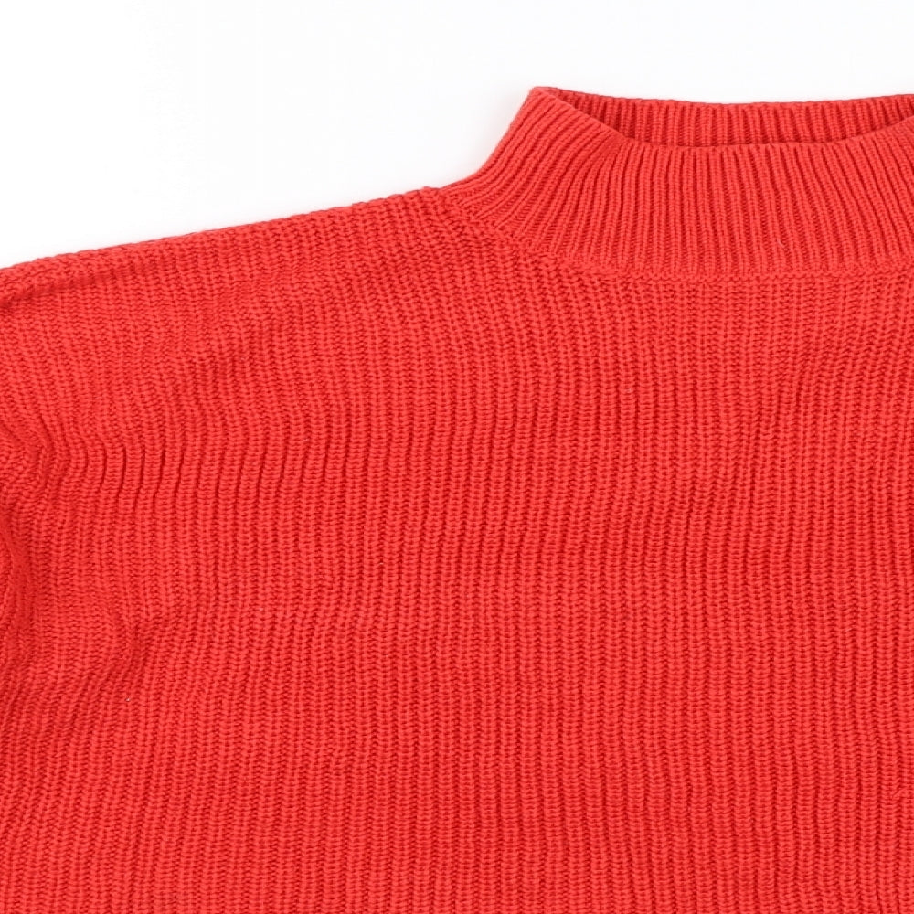 Divided Womens Red   Pullover Jumper Size XS