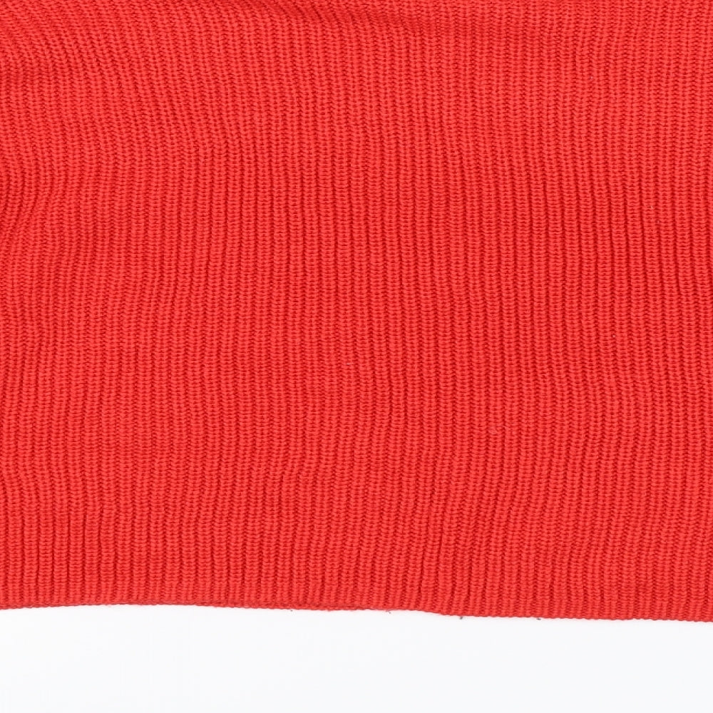 Divided Womens Red   Pullover Jumper Size XS