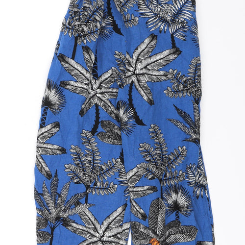Emma Willis Womens Blue Floral  Jumpsuit Outfit/Set Size 6
