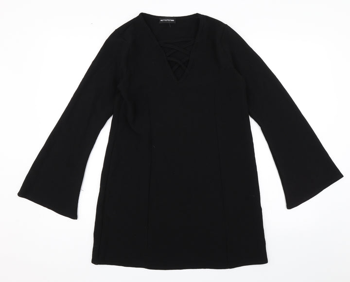 PRETTYLITTLETHING Womens Black   Shift  Size 6
