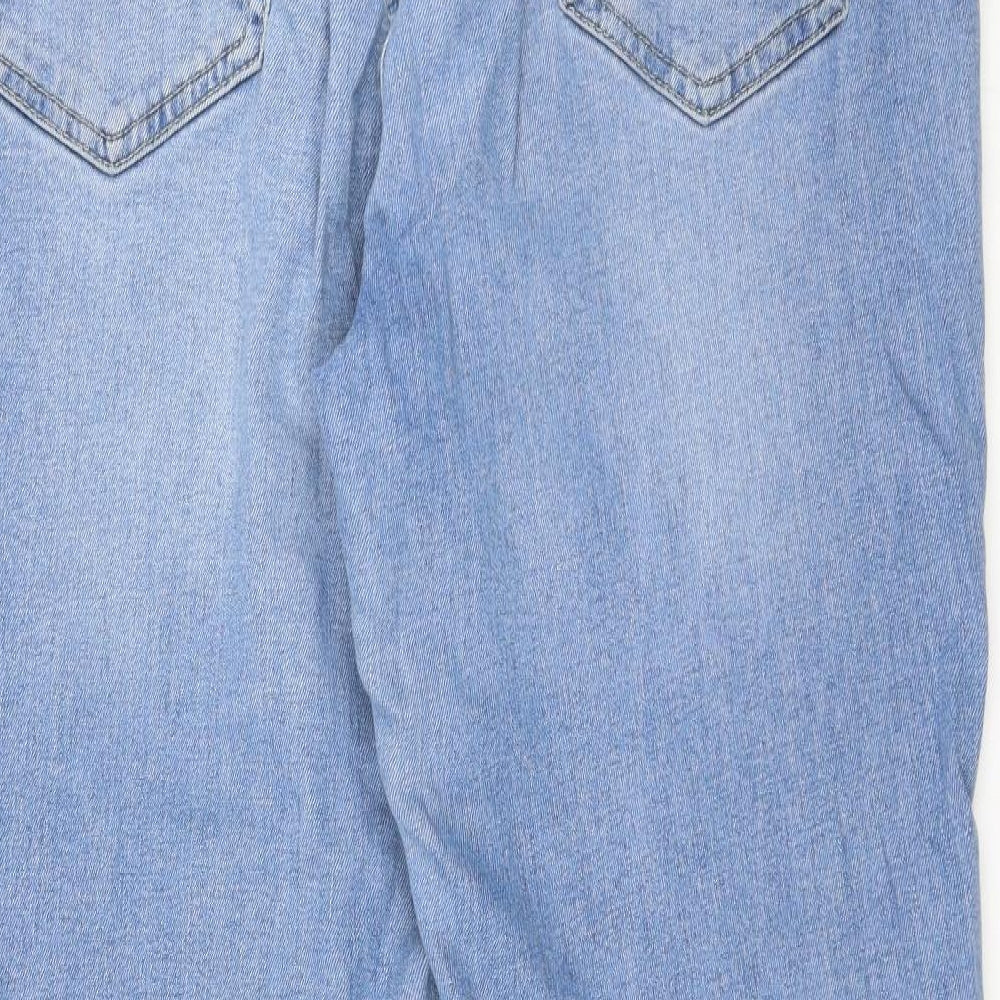 TU Womens Blue  Denim Straight Jeans Size 16 L24 in
