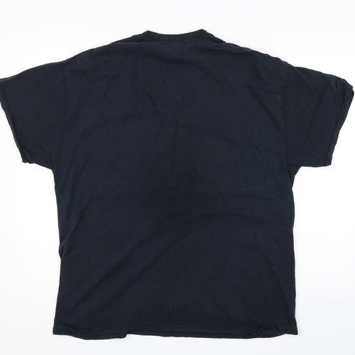 Gilden Mens Blue    T-Shirt Size XL