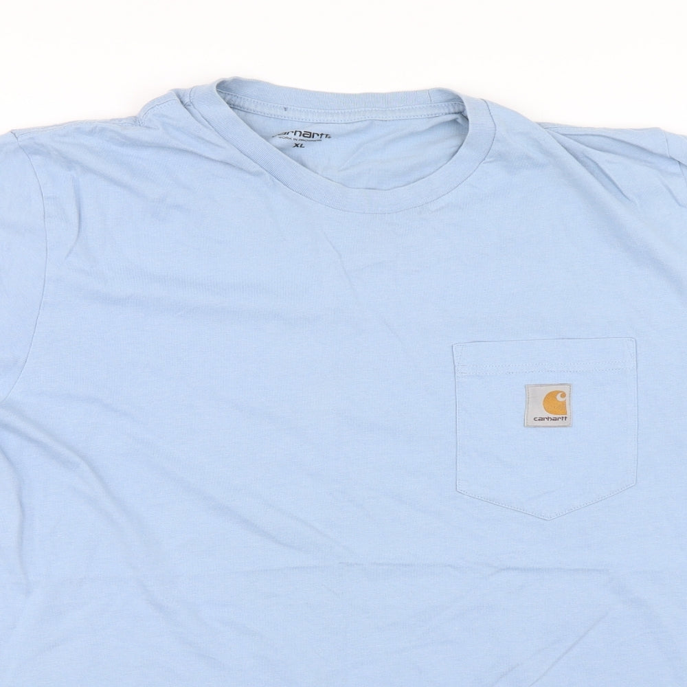 Carhartt Mens Blue    T-Shirt Size XL