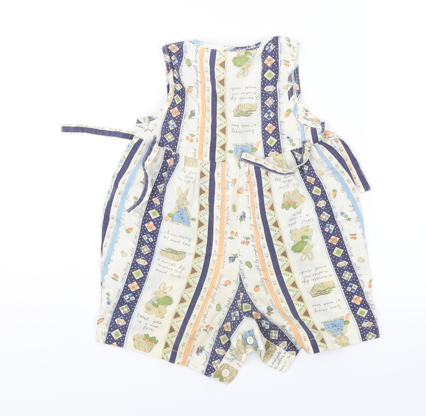 Bee Bo Baby Blue   Romper Outfit/Set Size 12-18 Months  - Rabbits