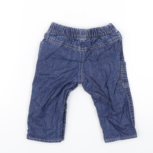 Vertbaudet Baby Blue   Jogger Jeans Size 6-9 Months