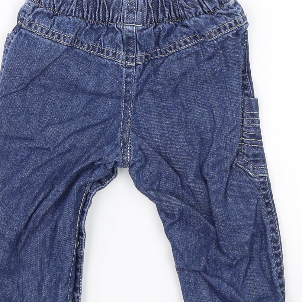 Vertbaudet Baby Blue   Jogger Jeans Size 6-9 Months