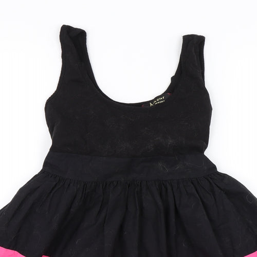 Amour Womens Black Striped  Shift  Size 10