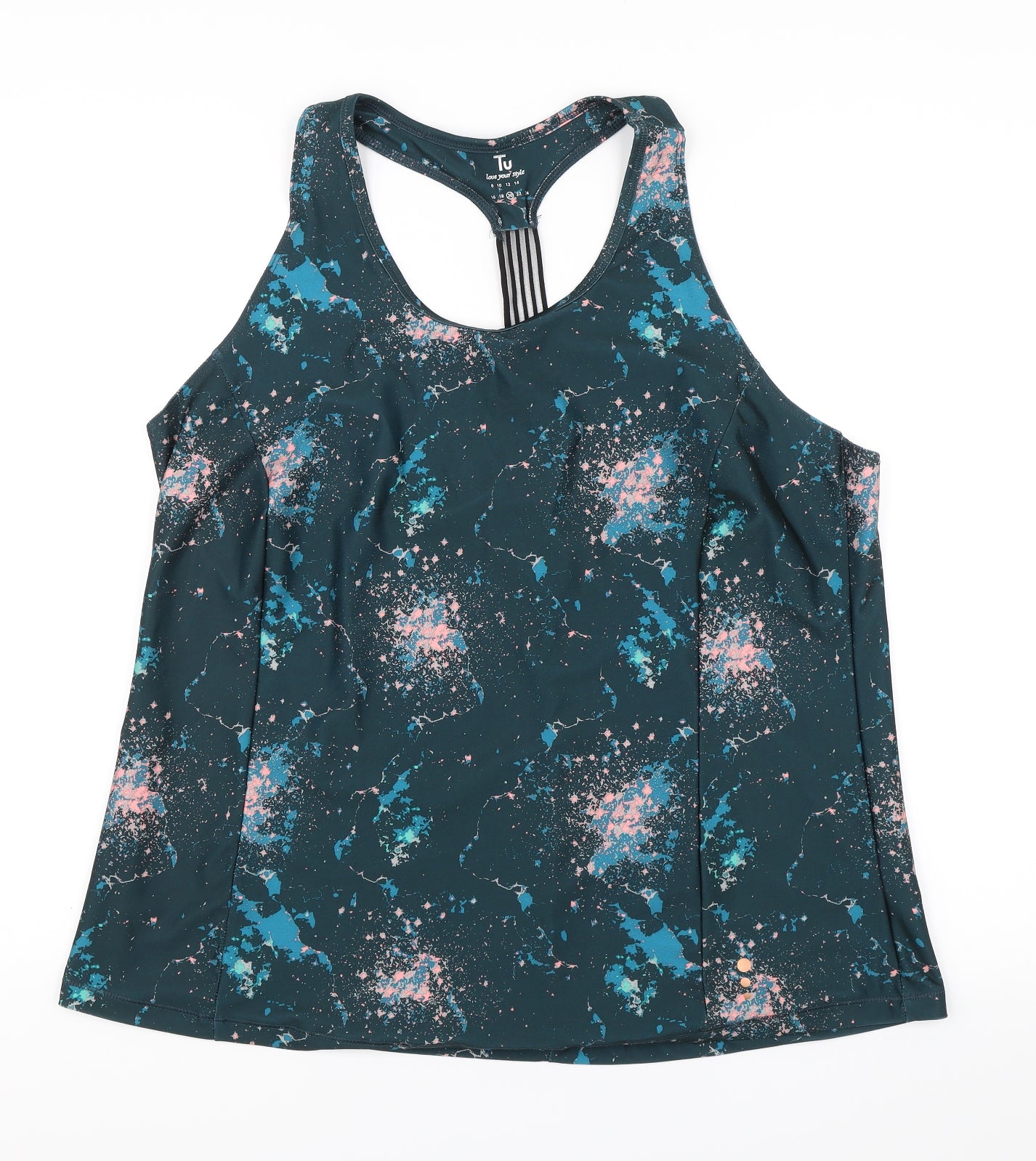 TU Womens Green   Basic Tank Size 20