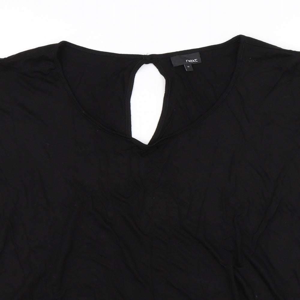 NEXT Womens Black   Basic Blouse Size 14
