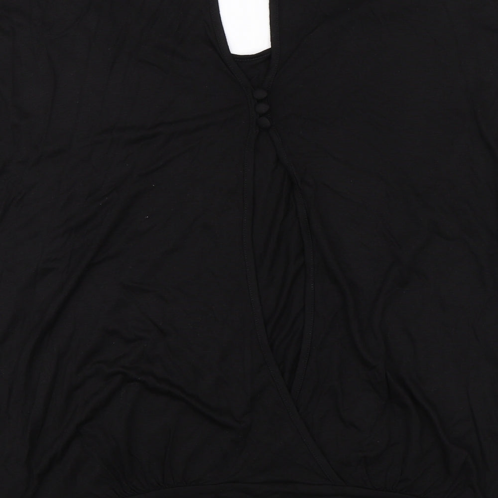 NEXT Womens Black   Basic Blouse Size 14