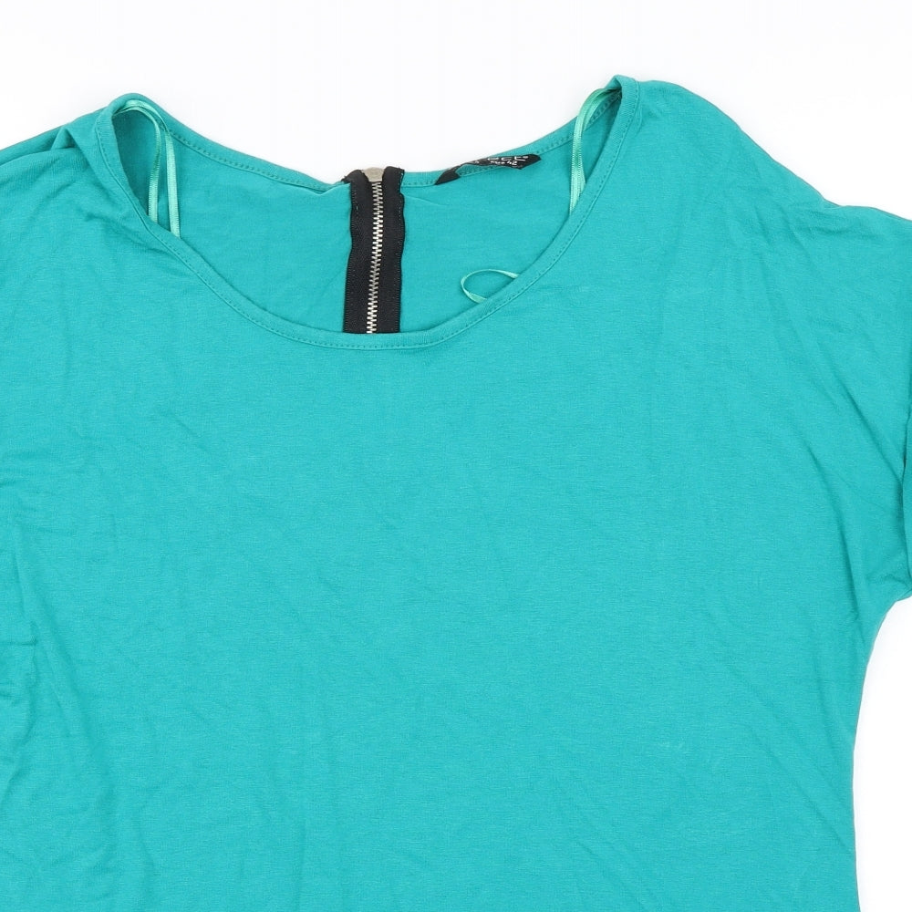 Select Womens Green   Basic Blouse Size 14