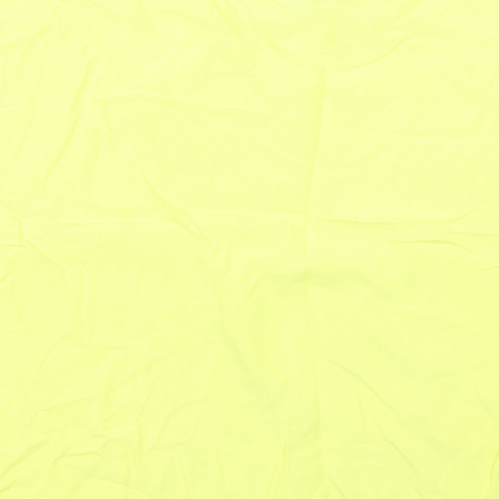 Atmosphere Womens Yellow  Rayon Basic T-Shirt Size 12