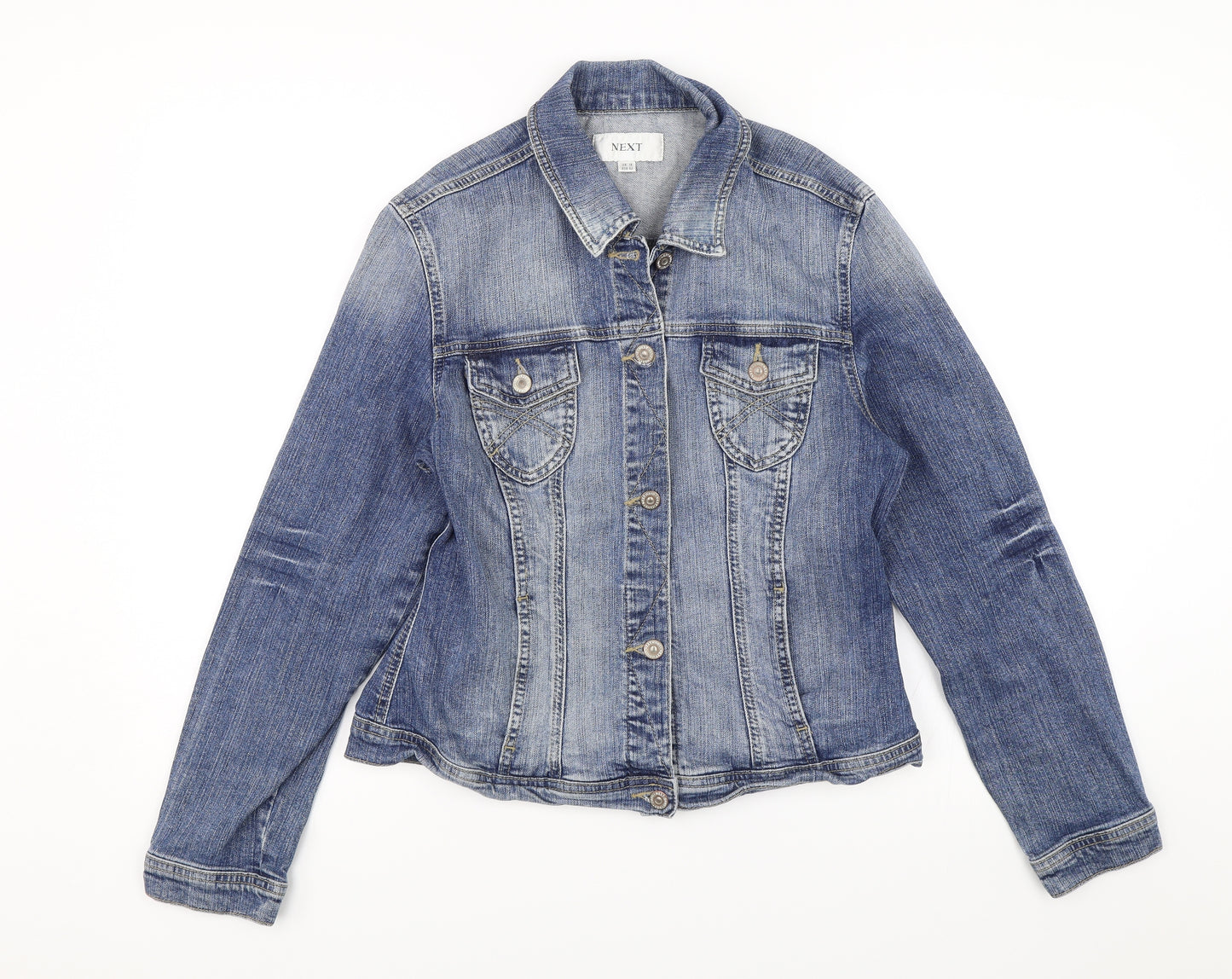 NEXT Womens Blue  Denim Jacket  Size 14