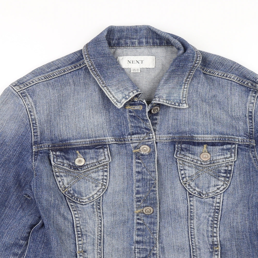 NEXT Womens Blue  Denim Jacket  Size 14