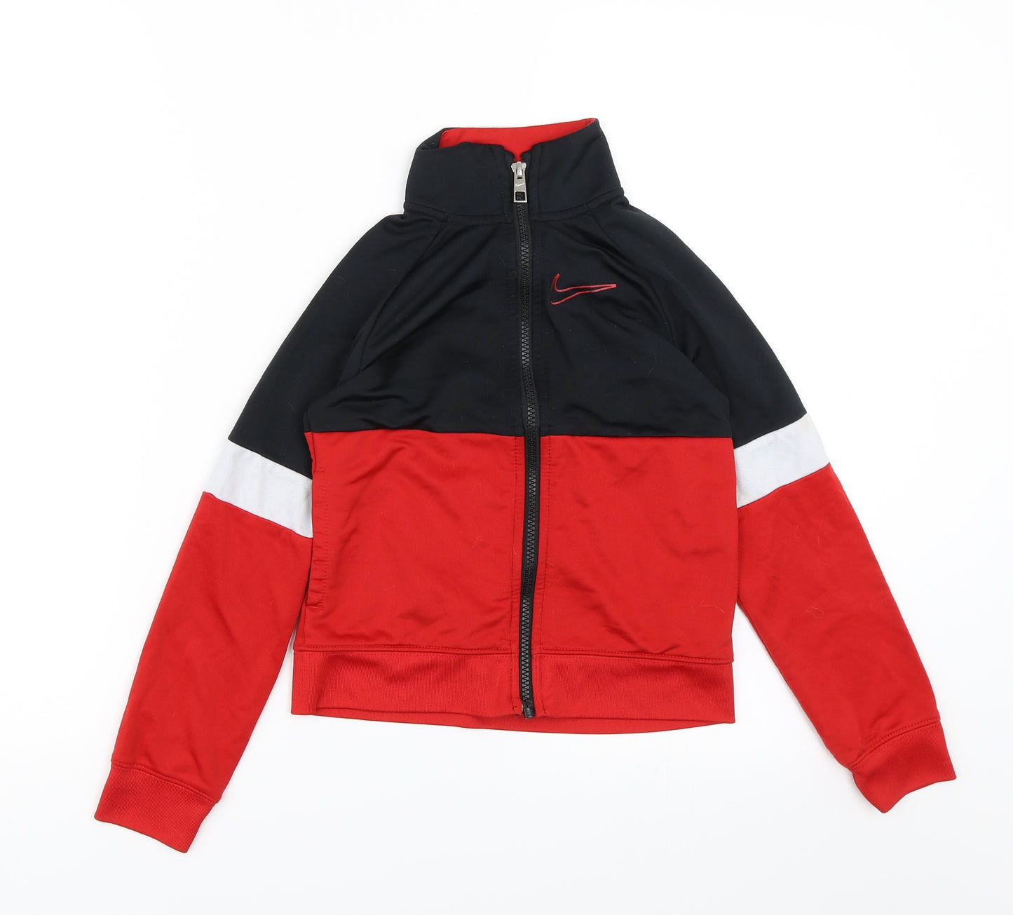 Nike Boys Red   Full Zip Jumper Size 6-7 Years