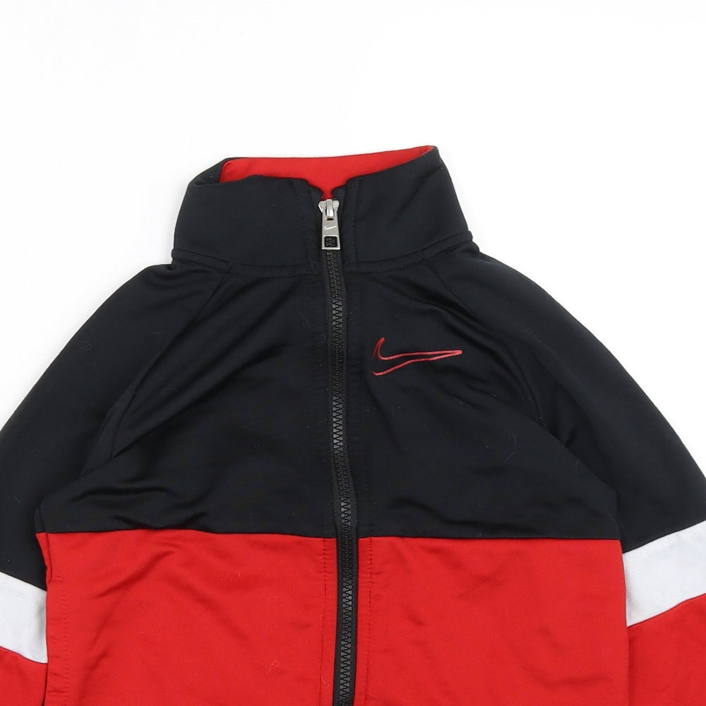 Nike Boys Red   Full Zip Jumper Size 6-7 Years