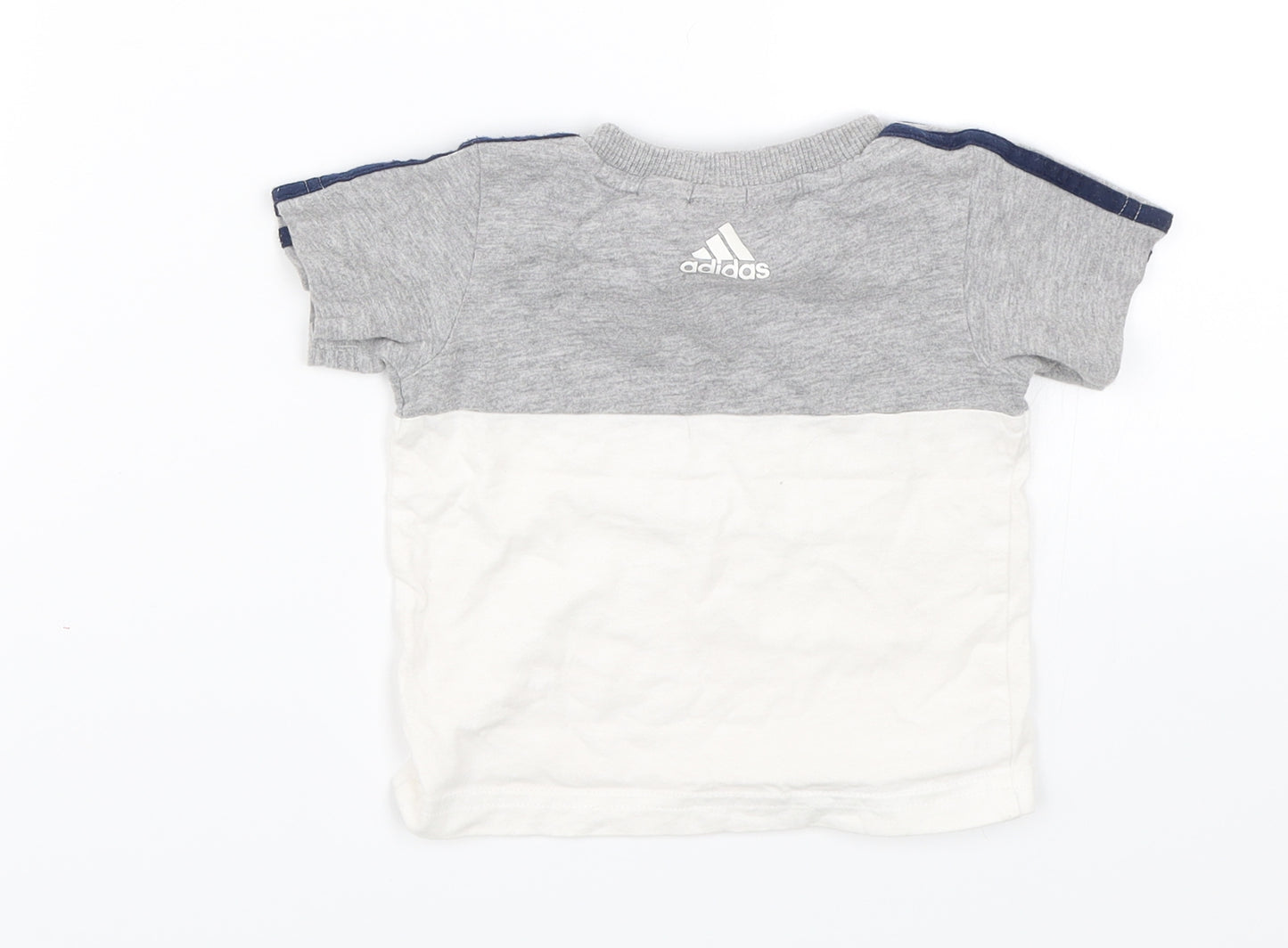 adidas Baby White   Basic T-Shirt Size 3-6 Months