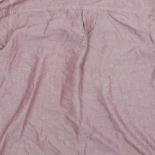 Peacocks Mens Pink    Button-Up Size XL