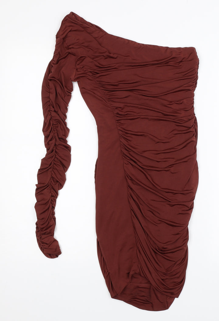Missguided Womens Brown Bodycon Size 8