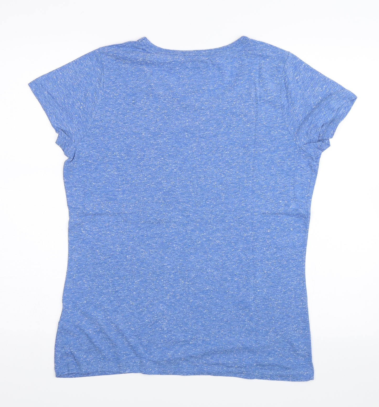 Brookhaven Womens Blue   Basic T-Shirt Size 16